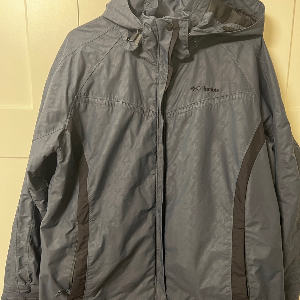 Columbia interchangeable jacket.
